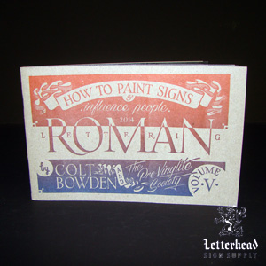  Roman Script Sans Script Casual and other Letter style books for Sign Painting supplies